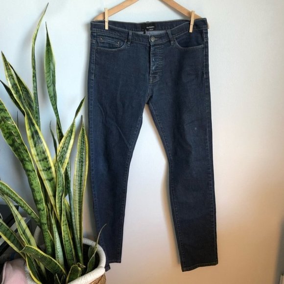 The Kooples Denim - THE Kooples High Rise Button Fly Straight Leg  Jeans